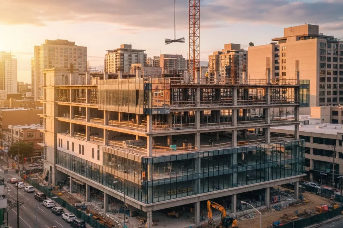 Commercial Plaza Construction
